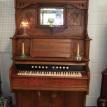 1800's Oak Crown Organ